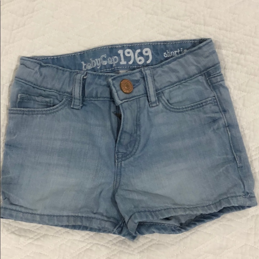 Gap little girl jean shorts